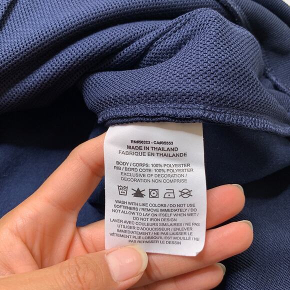 Barcelona FC Track Jacket Mens Large Navy Nike Anthem 2019 2020 Football Soccer - Picture 8 of 12